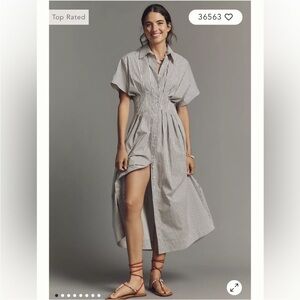 Anthropologie The Tobie Shirt
Dress by Exquise size S